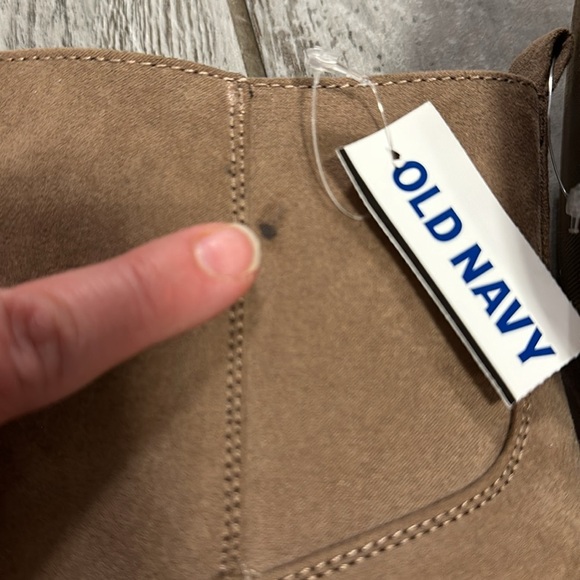 New with Tags Old Navy Faux Suede Boots Size 9 - Picture 2 of 2